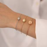 10K Gold Ball Urn Bracelet