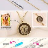 14K Gold Personalized Photo Disc Urn Bracelet