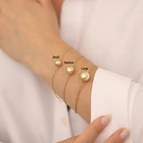 14K Gold Ball Urn Bracelet