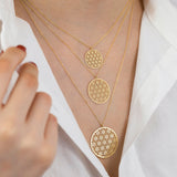 14k Gold | Flower of Life Necklace