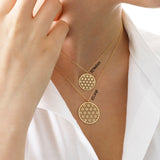 14k Gold | Flower of Life Necklace