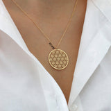 14k Gold | Flower of Life Necklace