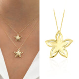 14K Gold | Minimal Starfish Necklace