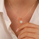 14k Gold | Sunshine Pendant Necklace