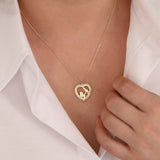 14k Gold | Mother & Baby Necklace