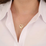 14k Gold | Mother & Baby Necklace