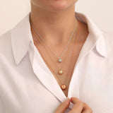 14k Gold | Ball Cremation Urn / Ash Holder Necklace