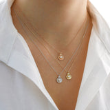 14k Gold | Pearl in Sea Shell Pendant