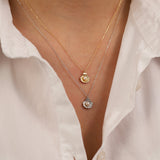 14k Gold | Pearl in Sea Shell Necklace