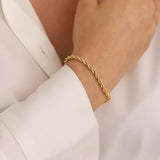 14k Gold | Rope Chain Bracelet