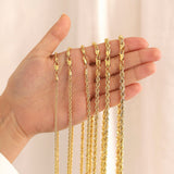 14k Gold | Rope Chain Necklace