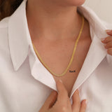 14k Gold | Bismarck Mesh Chain Necklace