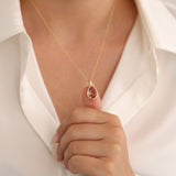 14k Gold | Diaspore Gemstone Necklace