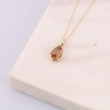 14k Gold | Diaspore Gemstone Necklace