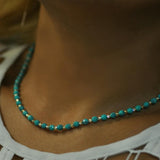 14k Gold | Jade•Onyx•Turquoise•Pearl•Lapis•Coral Beaded Necklace