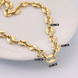 14k Gold | Coffee Bean Chain Necklace