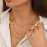 14k Gold | Popcorn Chain Necklace