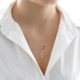 14k Gold | Pharaoh Ankh Cross Necklace