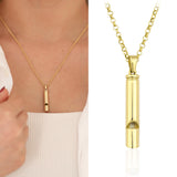 14k Gold | Whistle Necklace