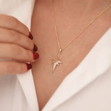 14k Gold | Modern North Star Necklace