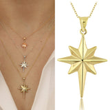 14k Gold | Loadstar - North Star Necklace