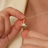 14k Gold | Loadstar - North Star Necklace