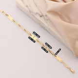 14k Gold | Engravable Paperclip Bracelet