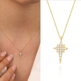 14k Gold | Little Polar Star Necklace