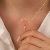 14k Gold | Little Polar Star Necklace