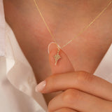 14k Gold | Little Polar Star Necklace