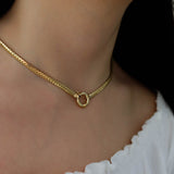 14k Gold | Sailor Lock Herringbone Chain