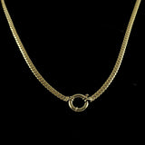 14k Gold | Sailor Lock Herringbone Chain