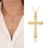 14k Gold | Cross Necklace #1