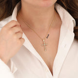 14k Gold | Cross Pendant Necklace