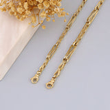 14k Gold | Thick Barleycorn Chain Necklace