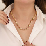 14k Gold | Figaro Chain Layering Necklace