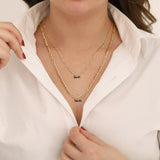 14k Gold | Figaro Chain Layering Necklace