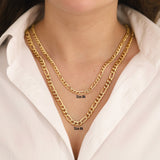 14k Gold | Figaro Chain Layering Necklace