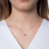 14k Gold | Champagne Baguette Cut Necklace