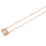 14k Gold | Champagne Baguette Cut Necklace