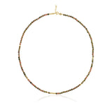 14k Gold | Unakite Beaded Necklace