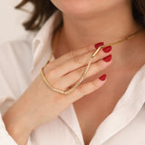 14k Gold | Wheat Chain Necklace with Tubes