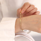 14k Gold | Barleycorn Chain Bracelet