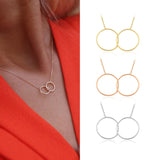 14k Gold | Circle Knot Necklace