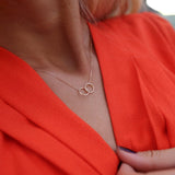 14k Gold | Circle Knot Necklace