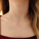 14k Gold | Circle Knot Necklace