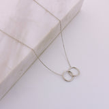 14k Gold | Circle Knot Necklace