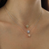 14k Gold | Snowflake Necklace