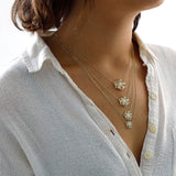 14k Gold | Snowflake Necklace