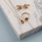 14k Gold | Diaspore Drop Necklace